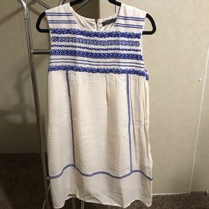 THML Embroidered Shift Dress